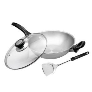 28cm-3ply-wok-with-glass-lid-turner