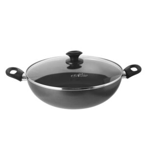 32cm-extreme-plus-non-stick-wok-pan-with-glass-lid