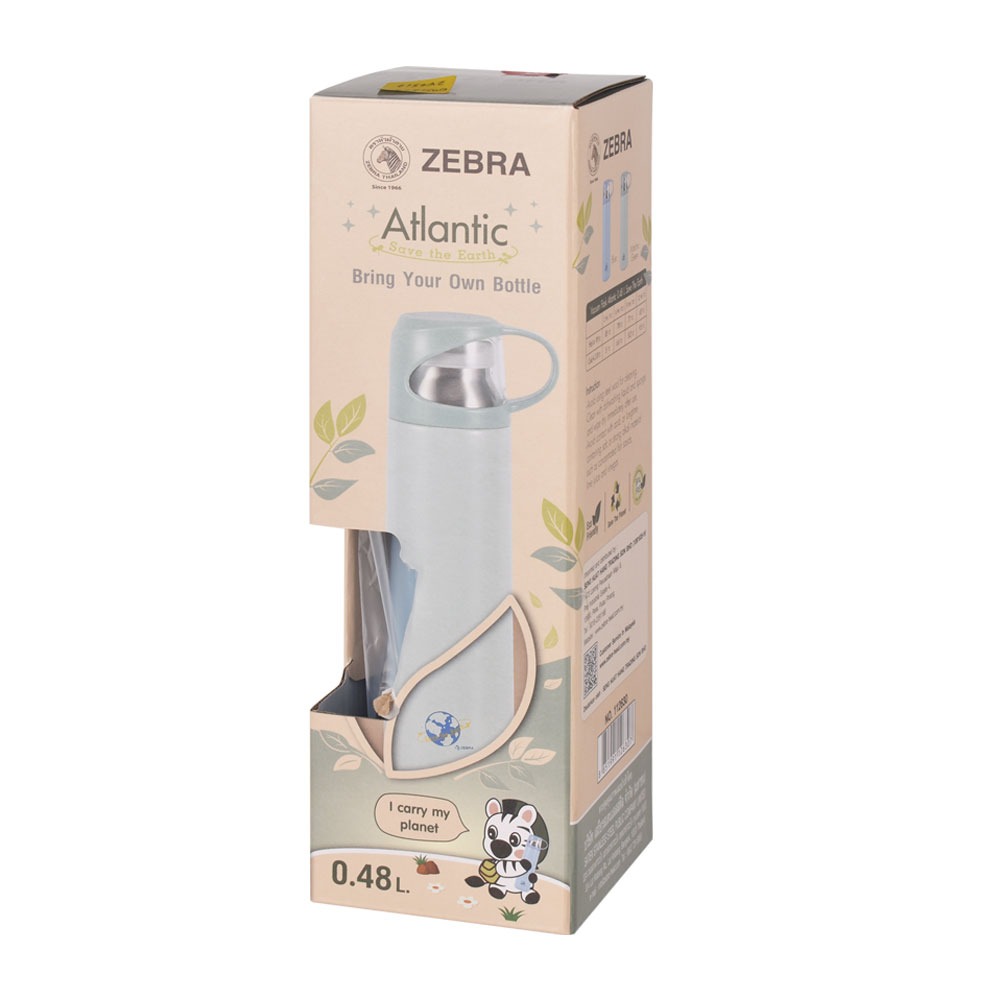 0.48L Atlantic Vacuum Flask - Save The Earth - Image 4