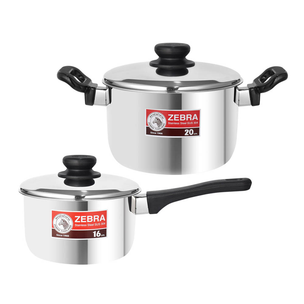 (8.8 Deals) 20cm Tiger Sauce Pot + 16cm Tiger Sauce Pan