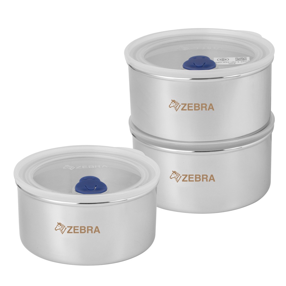 3Pcs 12cm Harmony Food Storage Set W/Bag - Image 3