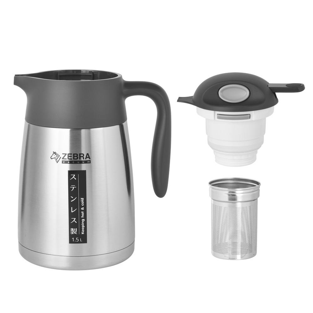 1.5L Smart V Vacuum Jug W/Filter - Silver - Image 2